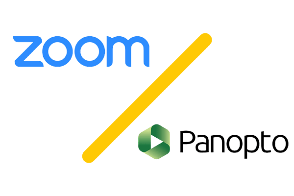 Zoom and Panopto Logos