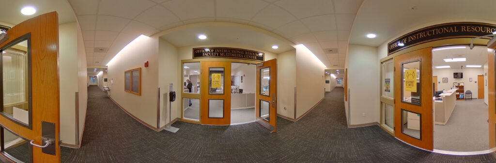 Panoramic image of the entrance of the FMC